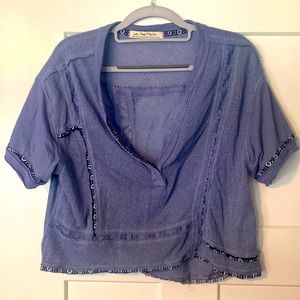 We The Free light blue summer Henley